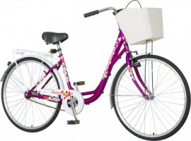 Venssini Diamante 26" kontrás lila női kerékpár