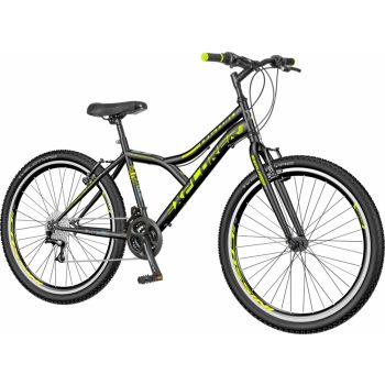   EXPLORER LEGION 26" MTB 18 SEBESSÉGES KERÉKPÁR FEKETE/ZÖLD