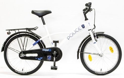 CSEPEL POLICE 20-AS FEHÉR KONTRÁS KERÉKPÁR