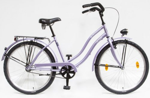 CSEPEL BLACKWOOD CRUISER  26/18”  26-OS NŐI LILA KONTRÁS KERÉKPÁR