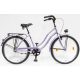 CSEPEL BLACKWOOD CRUISER  26/18”  26-OS NŐI LILA KONTRÁS KERÉKPÁR