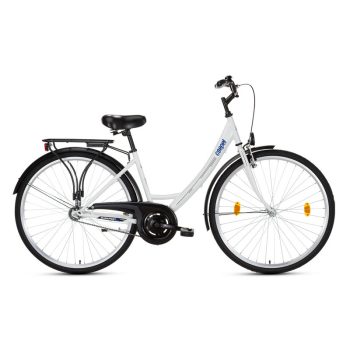   CSEPEL BUDAPEST "A" VÁZTÍPUSÚ 26/17  FEHÉR 26-OS NŐI KONTRÁS KERÉKPÁR