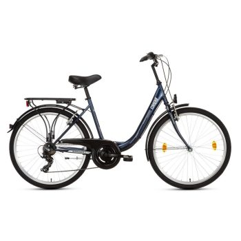   CSEPEL BUDAPEST "B" VÁZTÍPUSÚ 26/18 FÉNYES KÉK  26-OS 7 SEBESSÉGES NŐI KERÉKPÁR