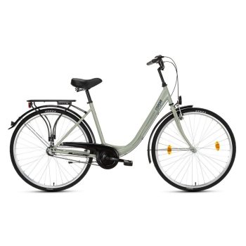   CSEPEL BUDAPEST "B" VÁZTÍPUSÚ 28/19  NEXUS 3 SHIMANO AGYVÁLTÓS  NORMÁL SZÜRKE 28-AS NŐI KERÉKPÁR