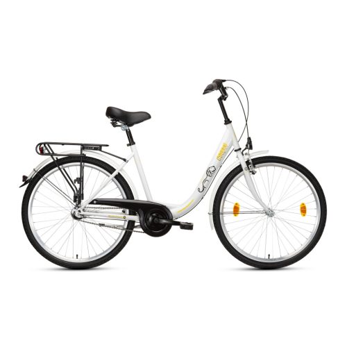 CSEPEL BUDAPEST "B" VÁZTÍPUSÚ 26/18 NEXUS 3 SHIMANO AGYVÁLTÓS FEHÉR 26-AS NŐI KERÉKPÁR