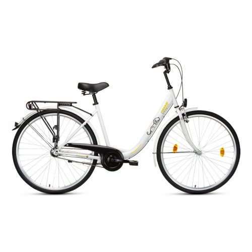 CSEPEL BUDAPEST "B" VÁZTÍPUSÚ 28/19  NEXUS 3 SHIMANO AGYVÁLTÓS  FEHÉR 28-AS NŐI KERÉKPÁR