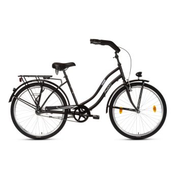 CSEPEL CRUISER KONTRÁS FEKETE NŐI KERÉKPÁR