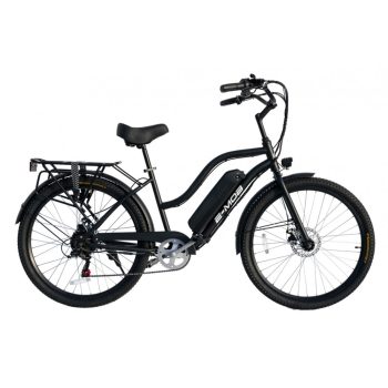   E-MOB 25 CRUISER TÍPUSÚ NŐI FEKETE SZÍNŰ ELEKTROMOS KERÉKPÁR