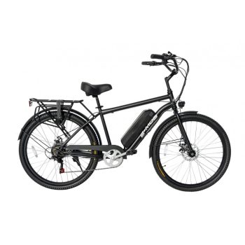   E-MOB 25  CRUISER TÍPUSÚ FFII FEKETE SZÍNŰ ELEKTROMOS KERÉKPÁR